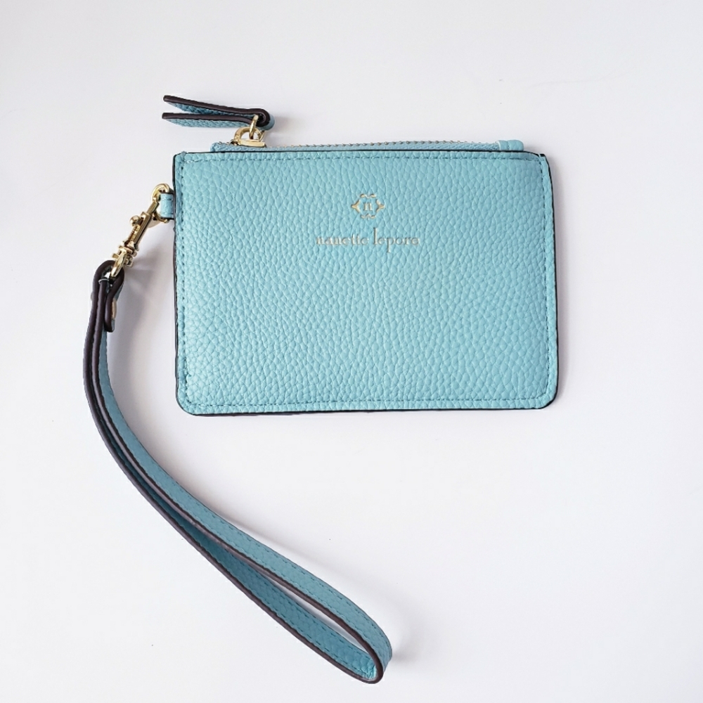 Nanette Lapore Light Blue Credit Card Holder
